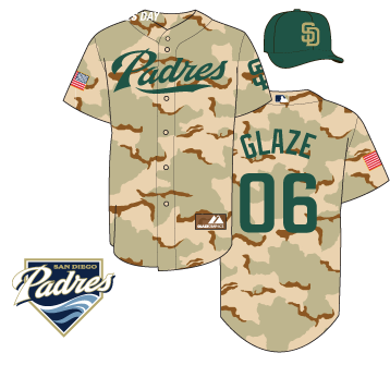 padres armed forces jersey