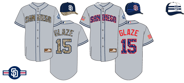 San Diego Padres Jersey History presented by The Glaze Page