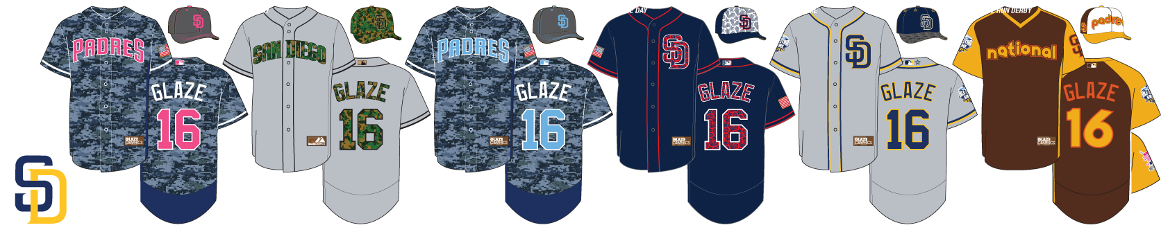 San Diego Padres Jersey History: Specials