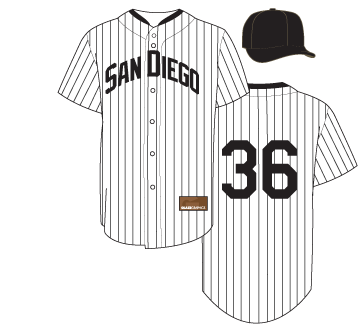 San Diego Padres Jersey History presented by The Glaze Page