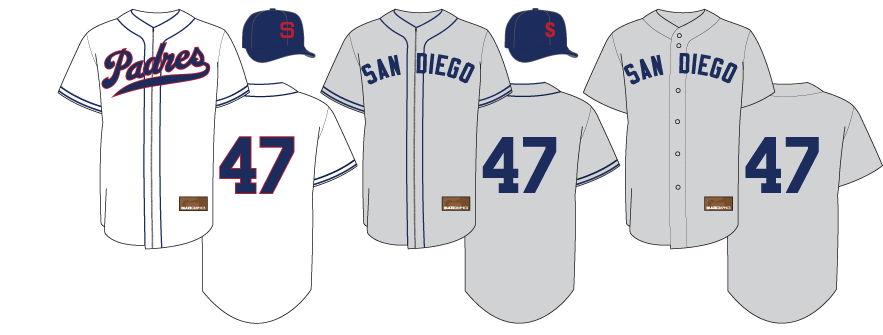padres jersey history