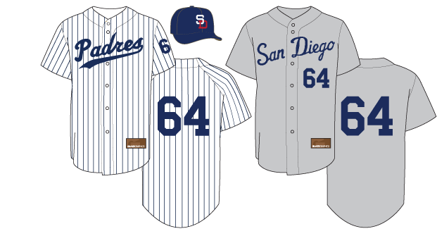 San Diego Padres Jersey History presented by The Glaze Page