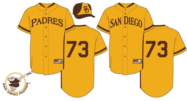 padres jerseys over the years