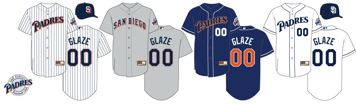 padres jersey history